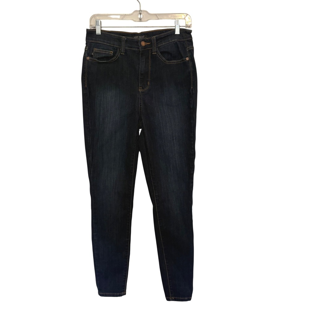 Judy Blue Dark Wash Skinny Jeans 7/28 High Rise Slim Minimalist JB82409DK